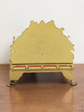 Sigaram 5 x 4 Inch Metal Gold Simhasan for Home & Mandir Pooja Decor K5227