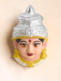 Sigaram 7 Inch Silver Plated Lakshmi Face Mukoot for Home & Varalakshmi Festival K5230
