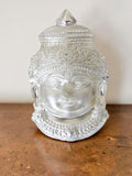 Sigaram 7 Inch Silver Plated Lakshmi Face Mukoot for Home & Varalakshmi Festival K5230