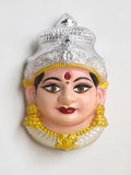 Sigaram 8 Inch Silver Plated Lakshmi Face Mukoot for Home & Varalakshmi Festival K5231