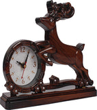 Analog Biscuit Color Deer Table Clock K3923
