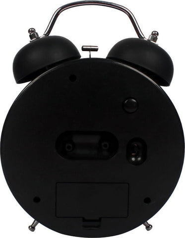 Black Color 13 X 20Cm Analog Table Clock K3082