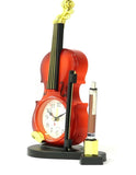 Clock Violin Brown A
