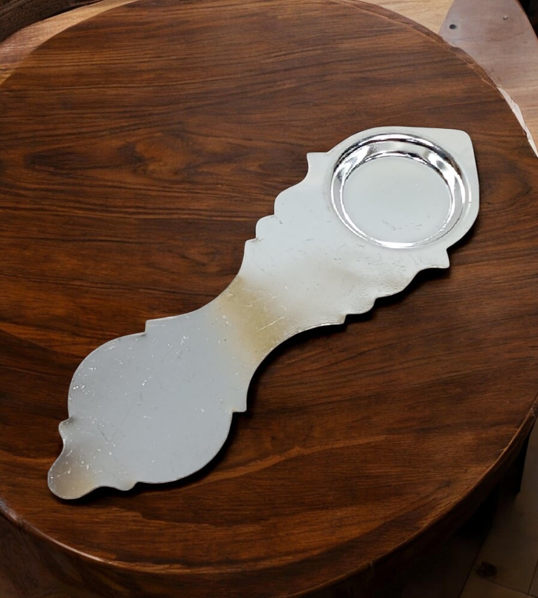 Sigaram German Silver Pooja Hand For Home Pooja Decor K2533