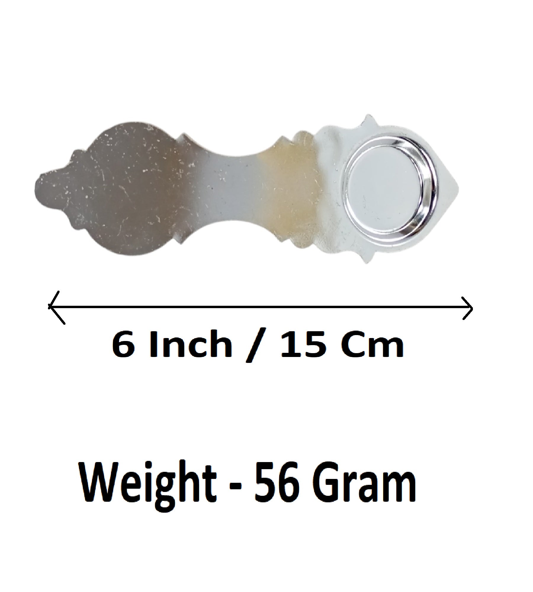 Sigaram German Silver Pooja Hand For Home Pooja Decor K2533