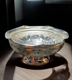 Sigaram German Silver Pooja Basket, Flower Basket, Fruit basket For Pooja Thali, Festival Decoration and Office K2568