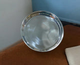 Sigaram German Silver 12 Inch Plain Plate for Home Pooja Decor K3809