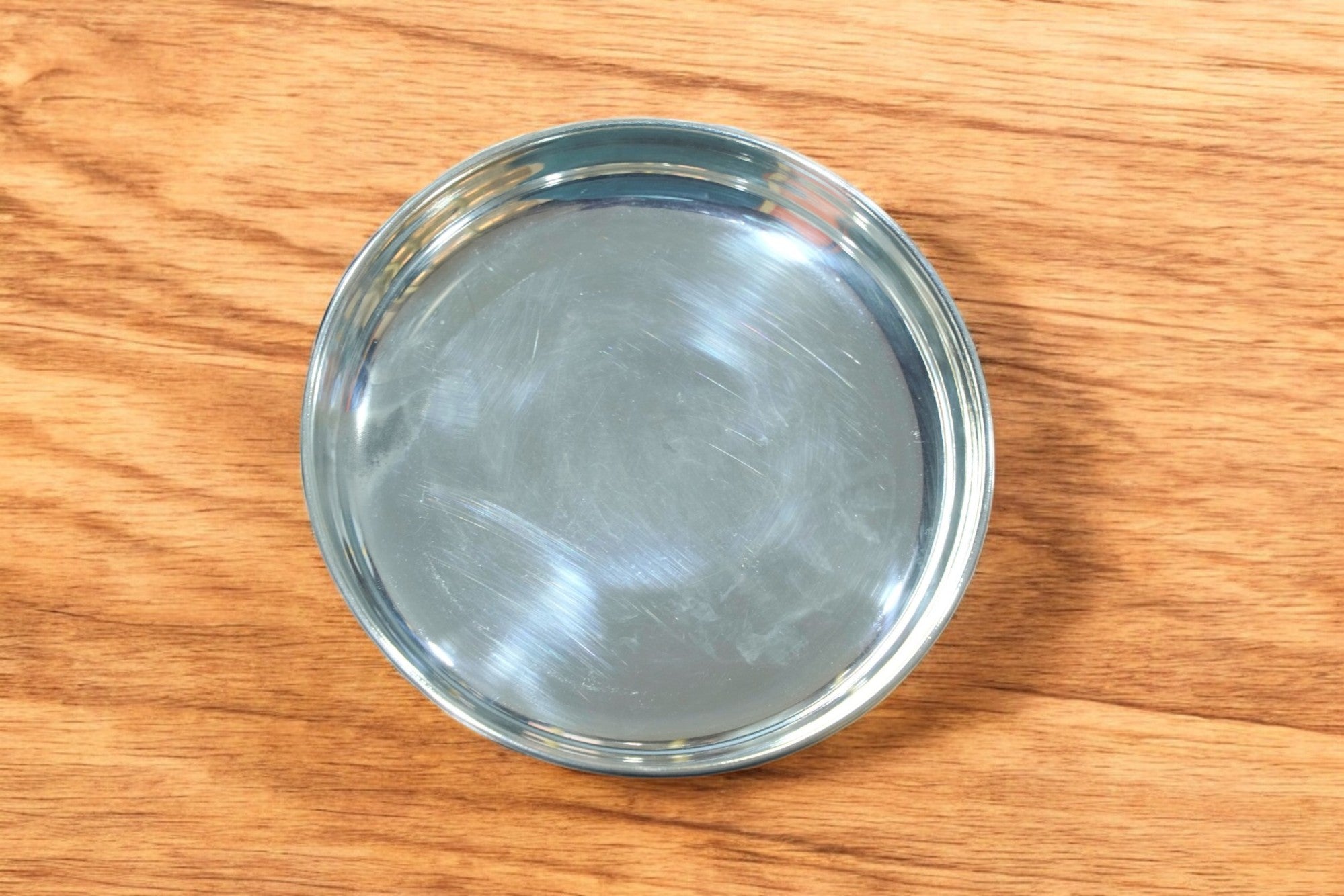 Sigaram German Silver 11 Inch Plain Plate For Home Pooja Decor K3123