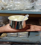 Sigaram German Silver Panch Patre With Pooja Hand For Home Pooja Festival Decor K3975