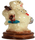 Radium Laughing Buddha - Happy Man - will shine in the dark as radium best suited for Home, Office and Car Dashboard - K412