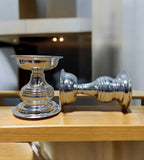 Sigaram German Silver Pooja Thali Diya or Vilakku For Home or Festival Decoration-K4120