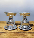 Sigaram German Silver Pooja Thali Diya or Vilakku For Home or Festival Decoration-K4120