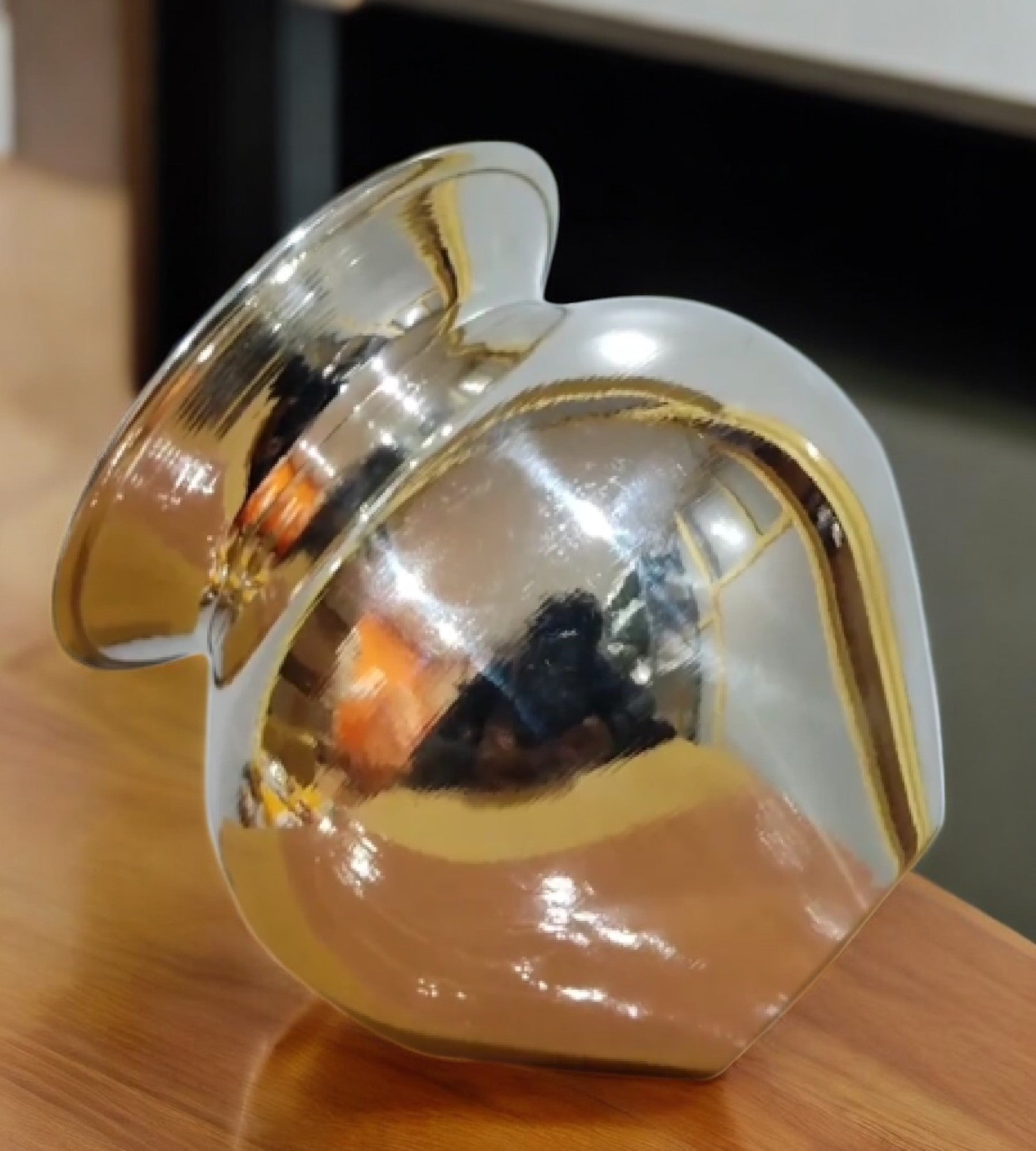 Sigaram 4.5X4.5 Inch Plain Kalash Made By Pure German Silver For Puja K4129