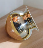 Sigaram 4.5X4.5 Inch Plain Kalash Made By Pure German Silver For Puja K4129