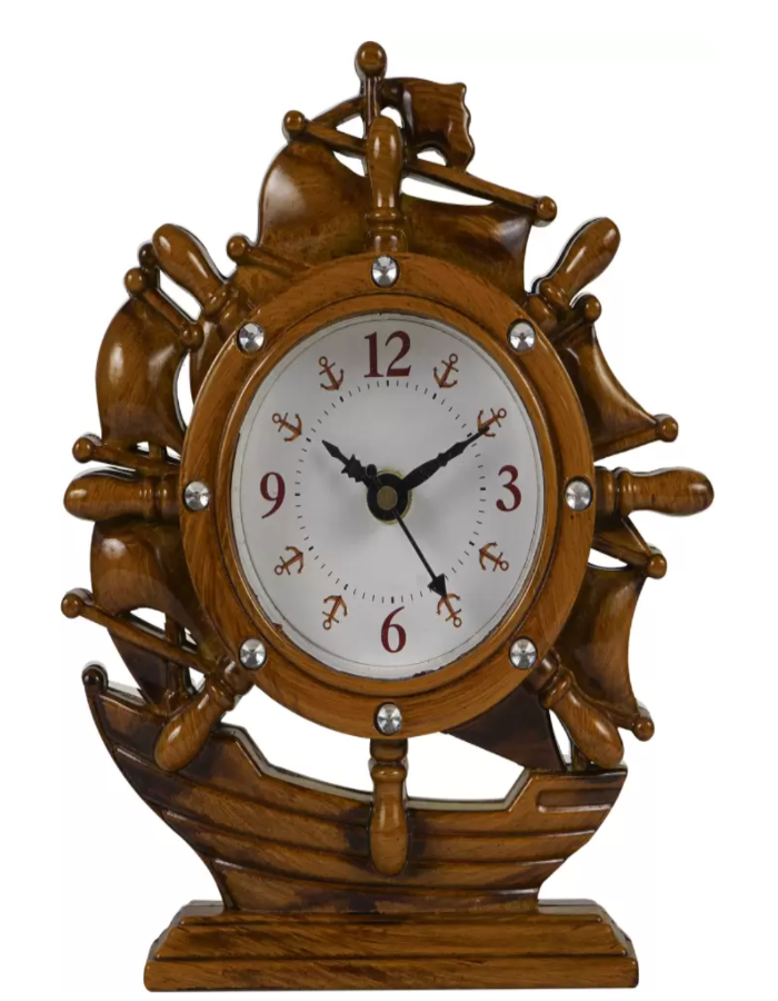 16x20 Cm Analog Table clock for Home Office College K4170