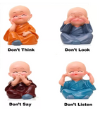 Monk Baby Buddha Figurin Cartoon Miniature Showpiece Statue For Gift,Home K4257