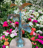 Sigaram 17 Inch Antique German Silver Banana Tree and Leaves For Home Pooja Decor K4403