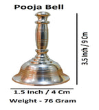 Sigaram 3.5 Inch Pooja Bell For Home Pooja Decore K4418
