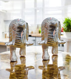 Sigaram 3 Inch Metal Elephant For Home Pooja Decore K4435