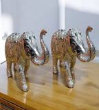 Sigaram 4.5 Inch Metal Elephant For Home Pooja Decore K4438