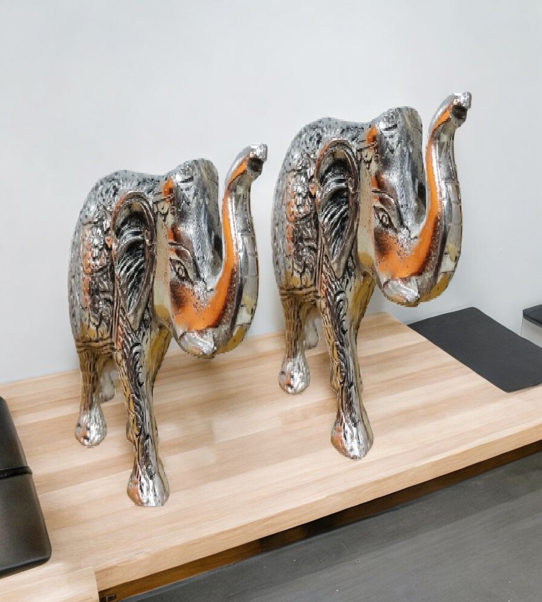 Sigaram 4 Inch Metal Elephant For Home Pooja Decore K4440