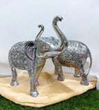 Sigaram 6.7 Inch Metal Elephant For Home Pooja Decore K4444