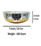 Sigaram German Silver 5 Inch Bowl For Home Pooja Decore K4448