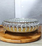 Sigaram 8 Inch Wedding Trayy For Pooja Festival and Wedding Ceremany K4452