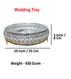 Sigaram 10 Inch Wedding Tray For Pooja Festival and Wedding Ceremany K4453