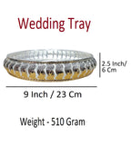 Sigaram 9 Inch Wedding Tray For Pooja Festival and Wedding Ceremany K4454