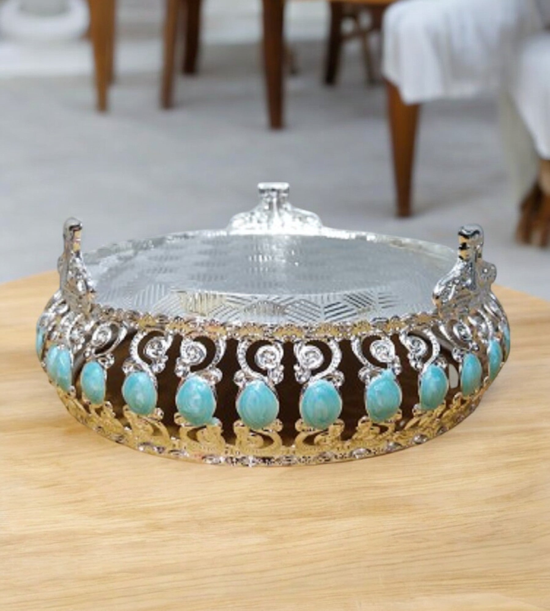 Sigaram 6 Inch Wedding tray For Pooja Festival and Wedding Ceremany K4458