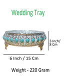 Sigaram 6 Inch Wedding tray For Pooja Festival and Wedding Ceremany K4458