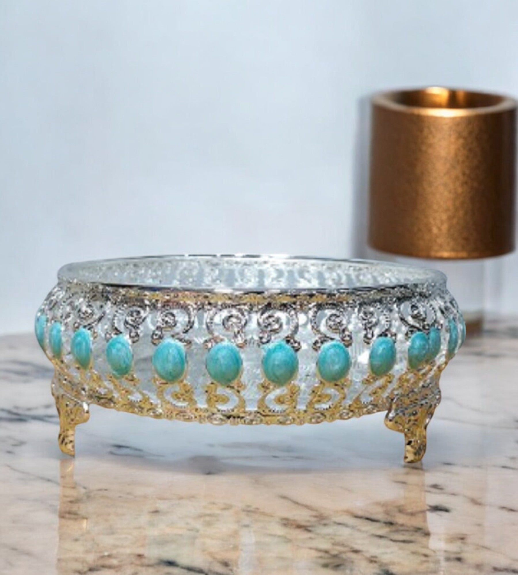 Sigaram 6 Inch Wedding tray For Pooja Festival and Wedding Ceremany K4458