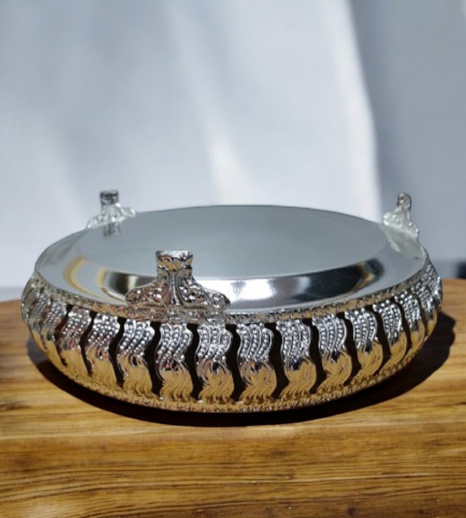 Sigaram 9 Inch Wedding Tray For Pooja Festival and Wedding Ceremany K4459