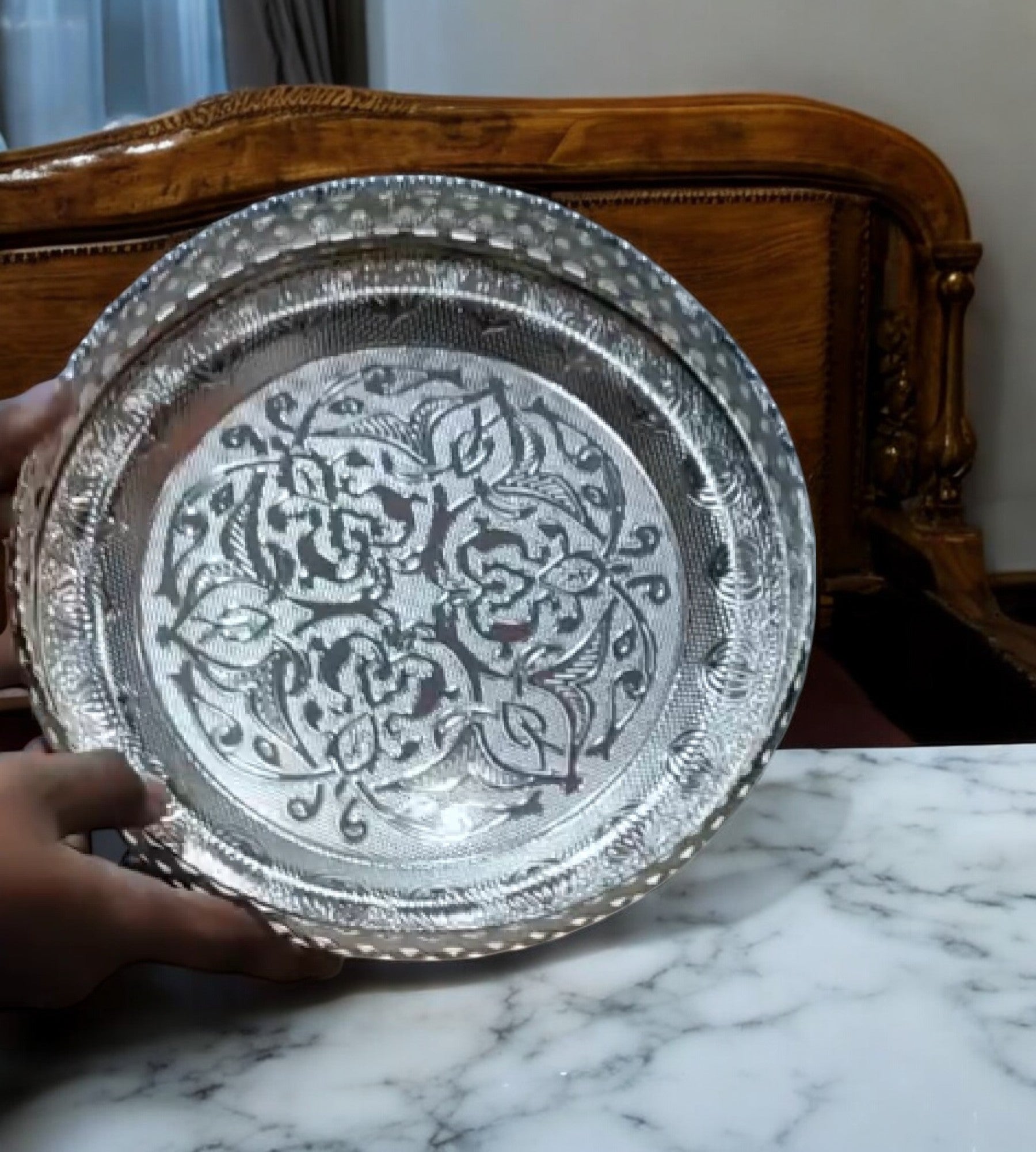 Sigaram 10 Inch Wedding tray For Home Pooja and Wedding Ceremany K4461