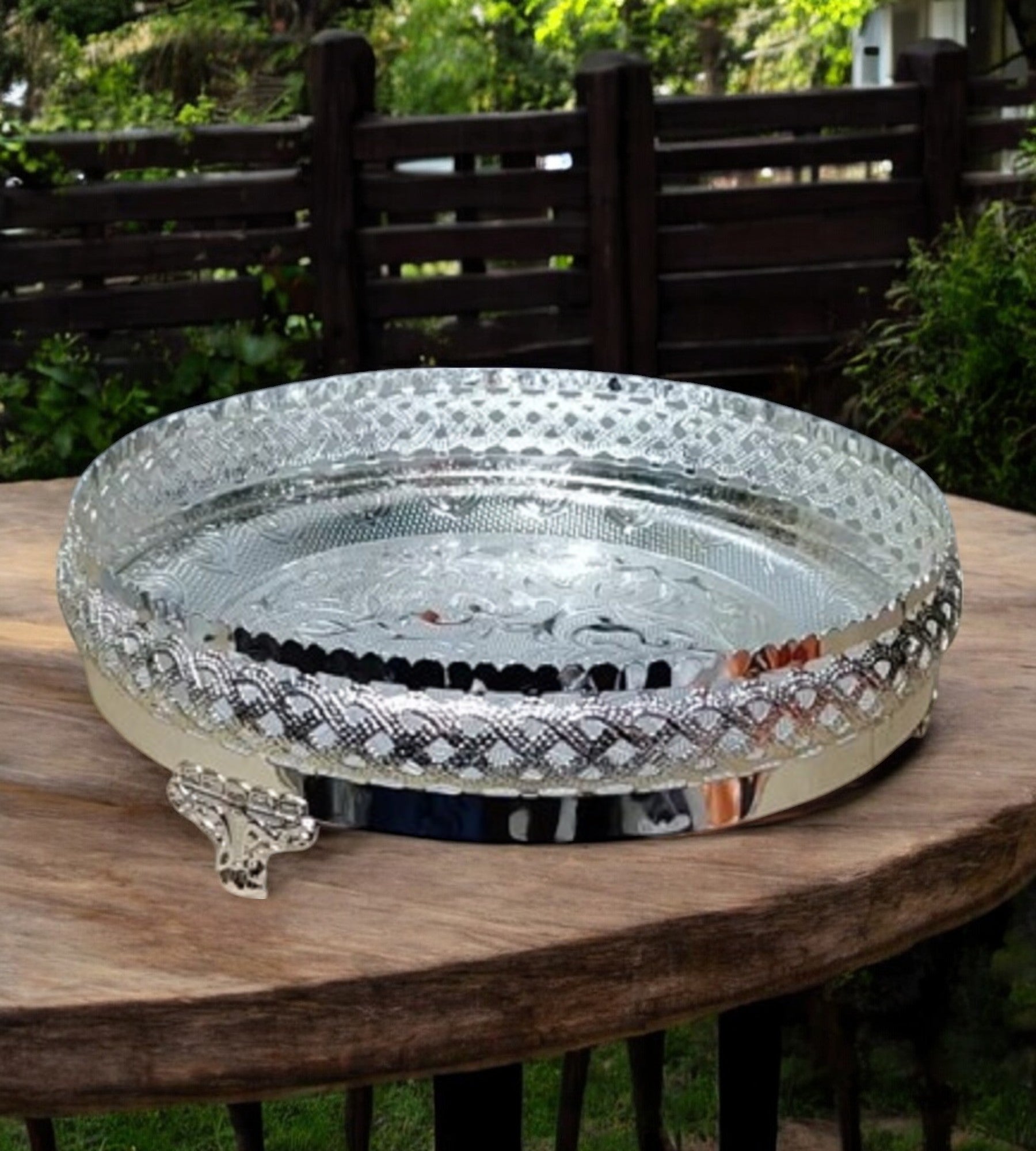 Sigaram 10 Inch Wedding tray For Home Pooja and Wedding Ceremany K4461