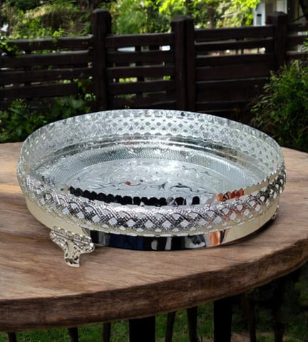 Sigaram 10 Inch Wedding tray For Home Pooja and Wedding Ceremany K4461