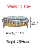 Sigaram 6 Inch Wedding Tray For Pooja Festival and Wedding Ceremany K4462
