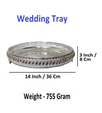 Sigaram 14 Inch Wedding Tray For Pooja Festival and  Wedding Ceremany K4465