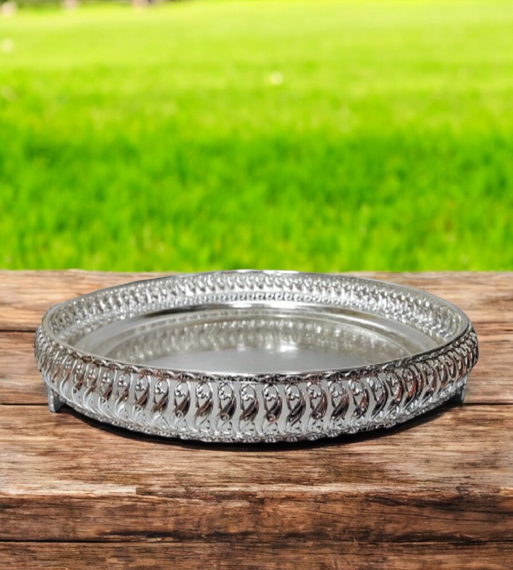 Sigaram 14 Inch Wedding Tray For Pooja Festival and  Wedding Ceremany K4465