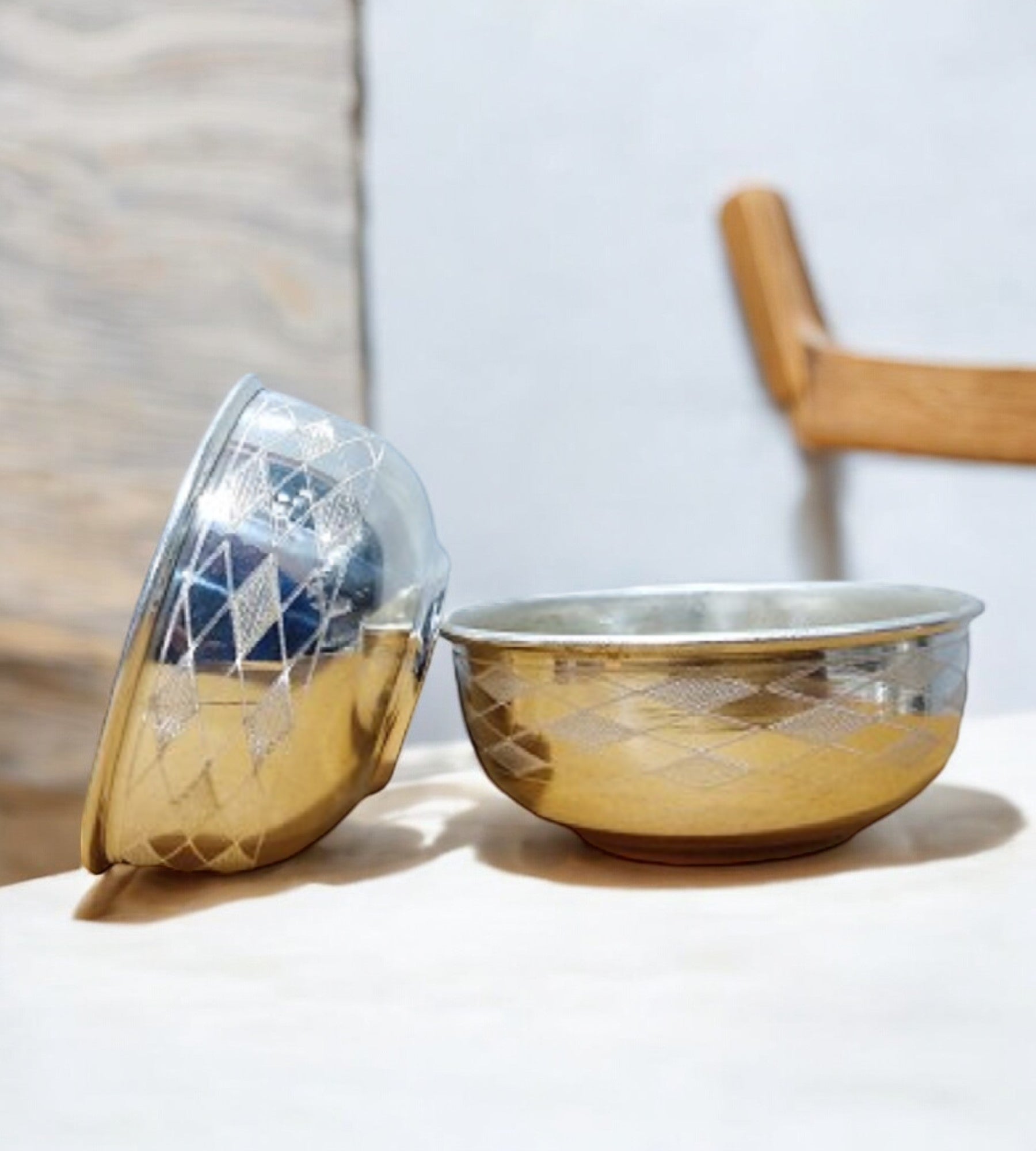 Sigaram German Silver 4 Inch Bowl For Home Pooja Decore K4482