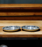 Sigaram German Silver 4 Inch Plain Plate For Home Pooja Decore K4486