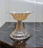 Sigaram Brass 3.5 Inch Flower Diya For Home Pooja Decore K4498