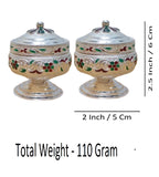 Sigaram Copper Meena Sindoor Kum kum Dabbi For Home Pooja Decore K4501
