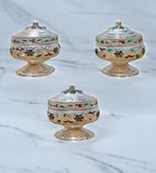 Sigaram Copper Meena Sindoor kum Kum Dabbi For Home Pooja Decore K4503
