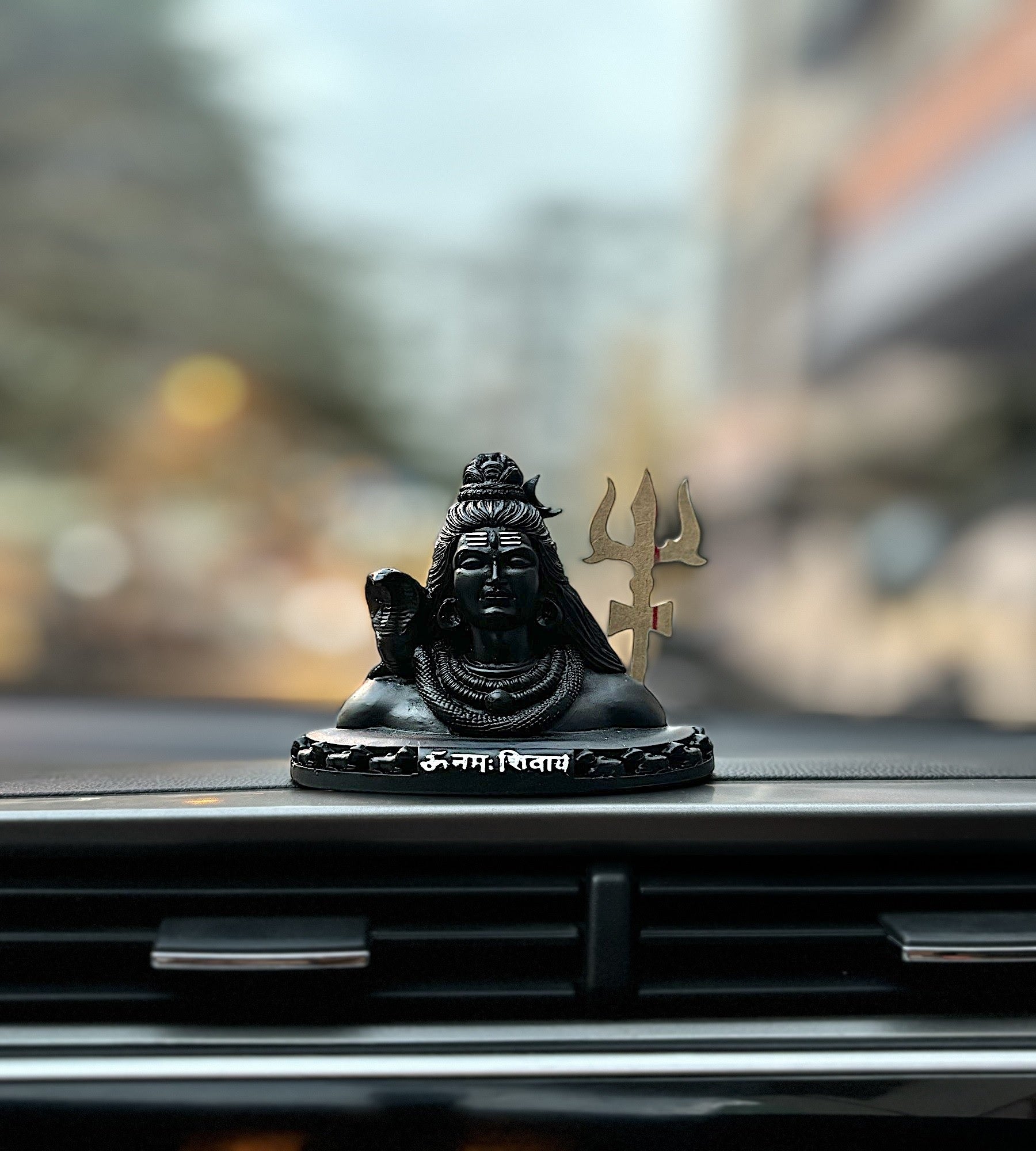 Sigaram Black Color Adiyogi / Lord Shiva For Decorative Showpiece K4521