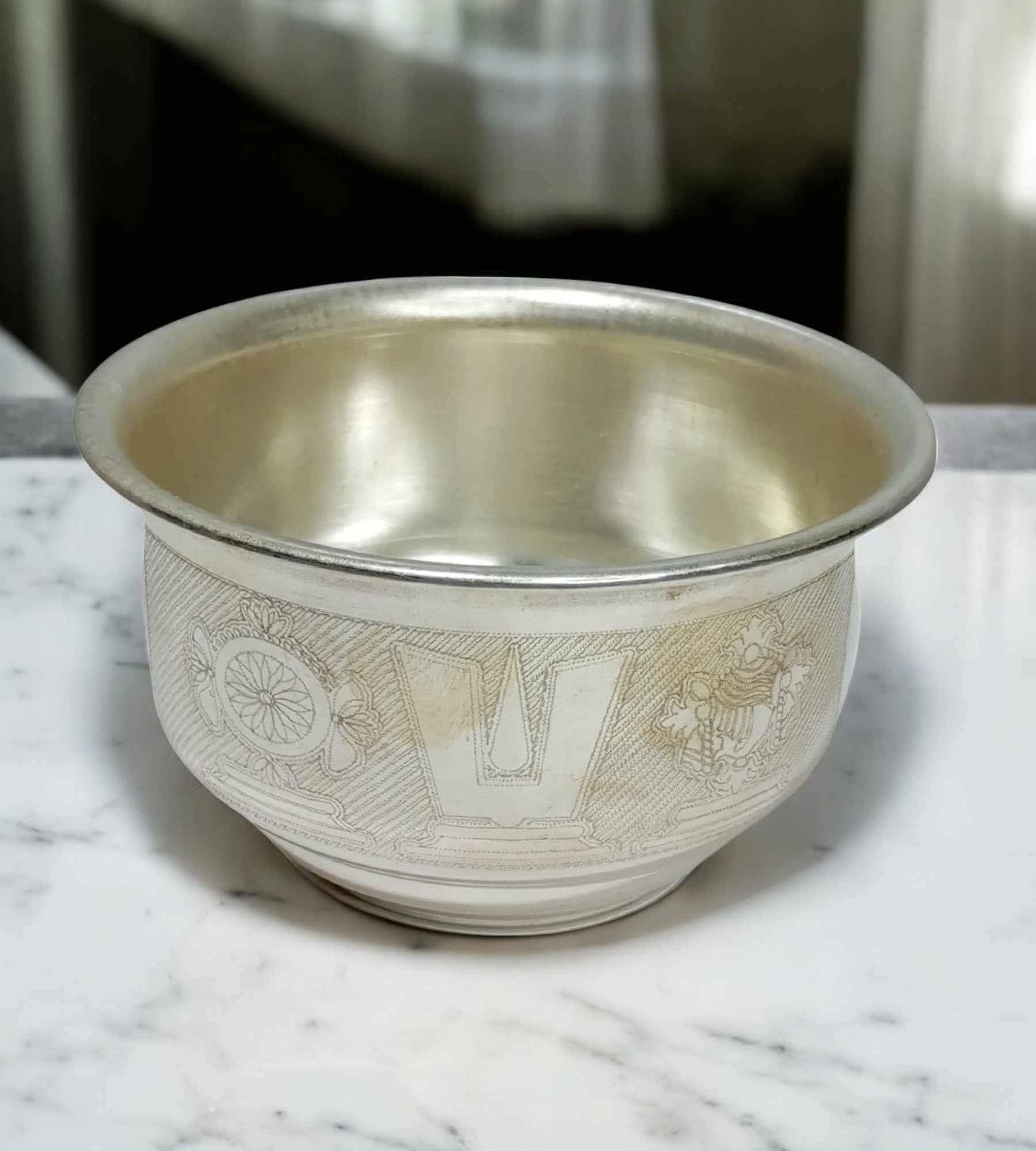 Sigaram Brass 3.5 Inch Tirumala Bowl For Home Pooja Decore K4557