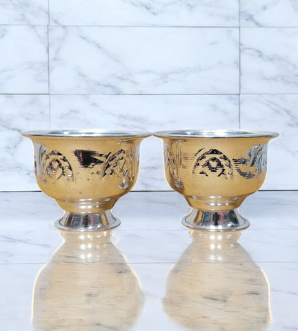 Sigaram Brass 2 Inch Kum Kum Bharani Cup For Home Pooja Decore K4560