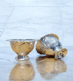 Sigaram Brass 2 Inch Fancy Kum Kum Cup For Home Pooja Decore K4561