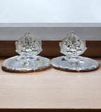 Sigaram Brass 3 Inch Fancy Ganesh Diya For Home Pooja Decore K4565